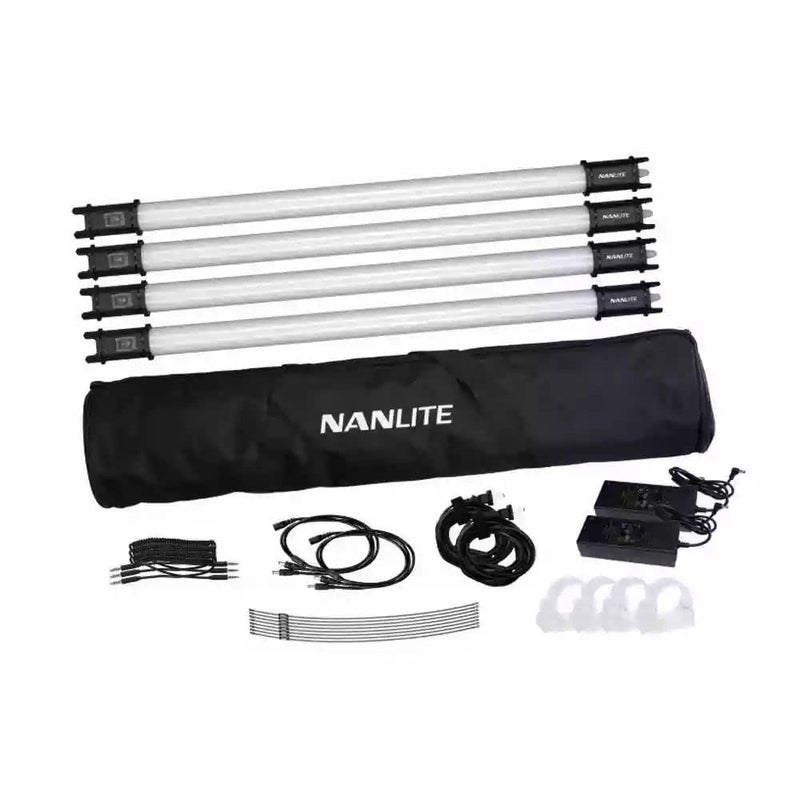 Nanlite PavoTube II 15C 2 LED Tube Lights with AC Chargers Mounts and Case 4 Light Kit - Image 2