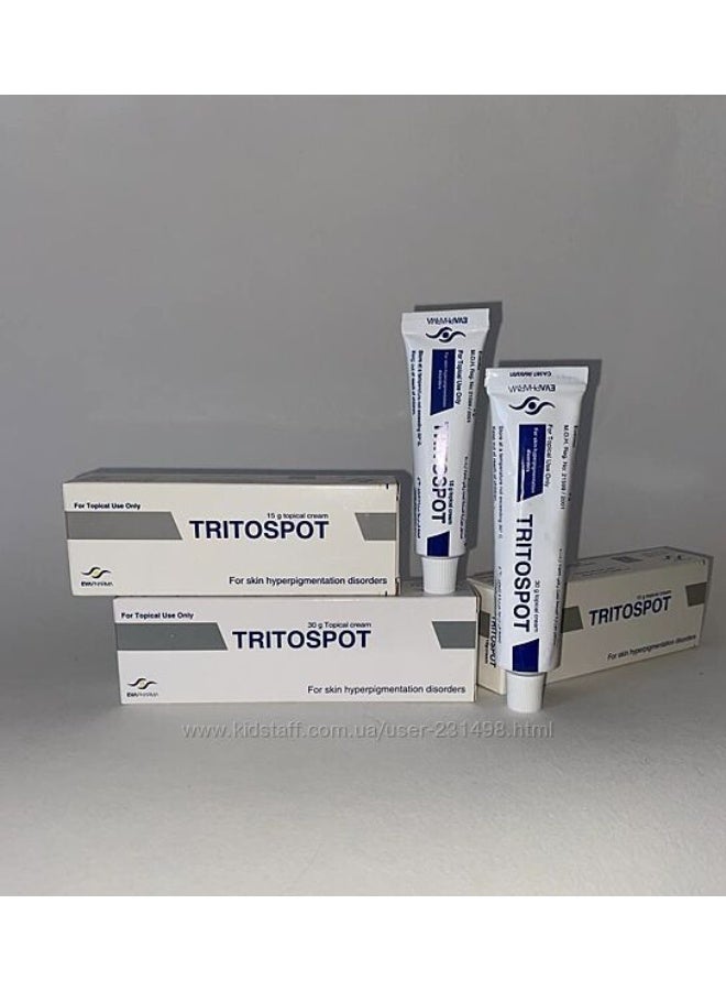Tritospot Tropical Cream For Hyperpigmentation Problems for Men and Women 2 pcs