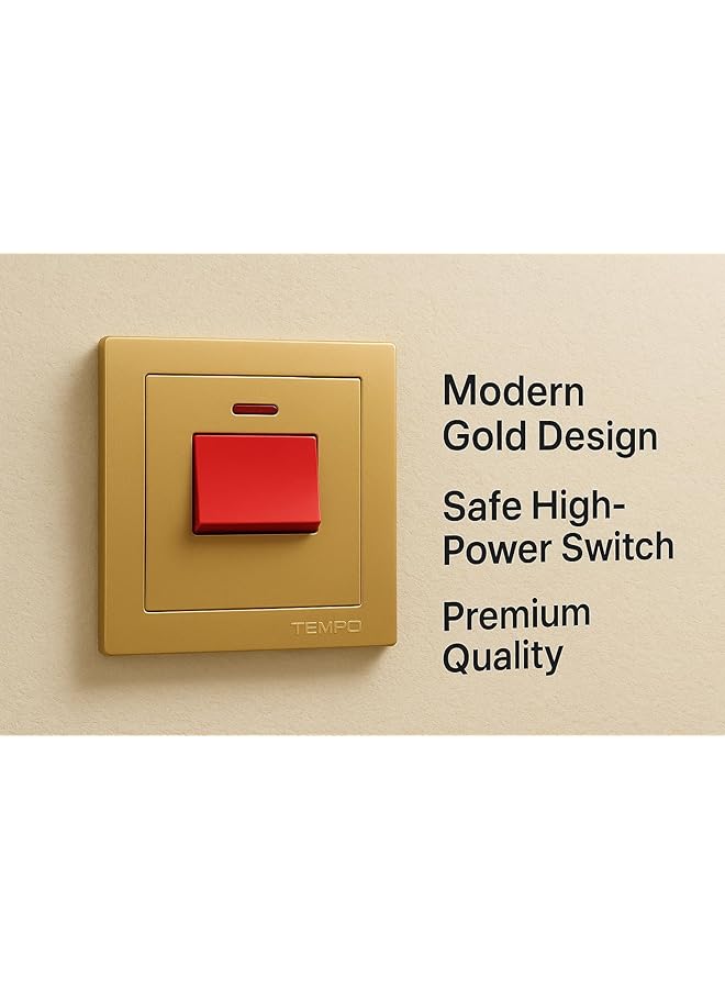 TEMPO AC SWITCH 45a 7x7 GOLD  - Image 3