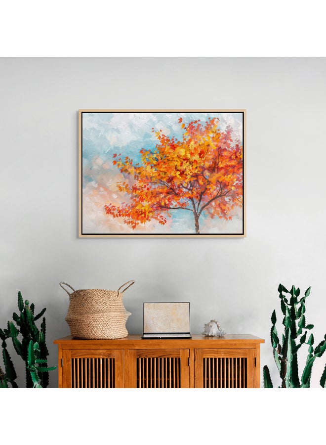 Art Decor Framed Canvas Wall Art of Autumn Tree Landscape Art Print Wall Decor for Home Office Living Room Bedroom Gifting - Image 3