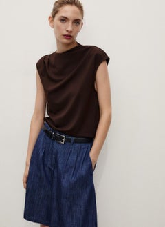 MANGO Rinse-Wash Denim Bermuda Shorts  - Image 3