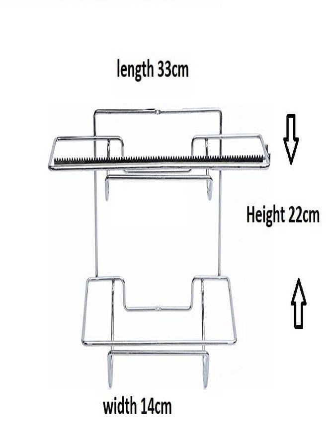 Shiyon Paper Roll Dispenser Hanger Stand & Holder for Cling Film Wrap Aluminium Foil Kitchen Roll Plastic Wrap. (Foil n Roll Holder) - Image 3