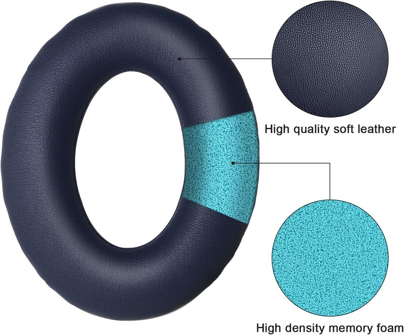 Niukeke Replacement Ear Pads for Bose QuietComfort 35/Quiet Comfort 35 II (qc 35/QC35 ii), Headphone Ear Covers, High Density Memory Cotton, Soft Leather, Adaptive Noise Isolation Headphones Pads Cushions - Image 5