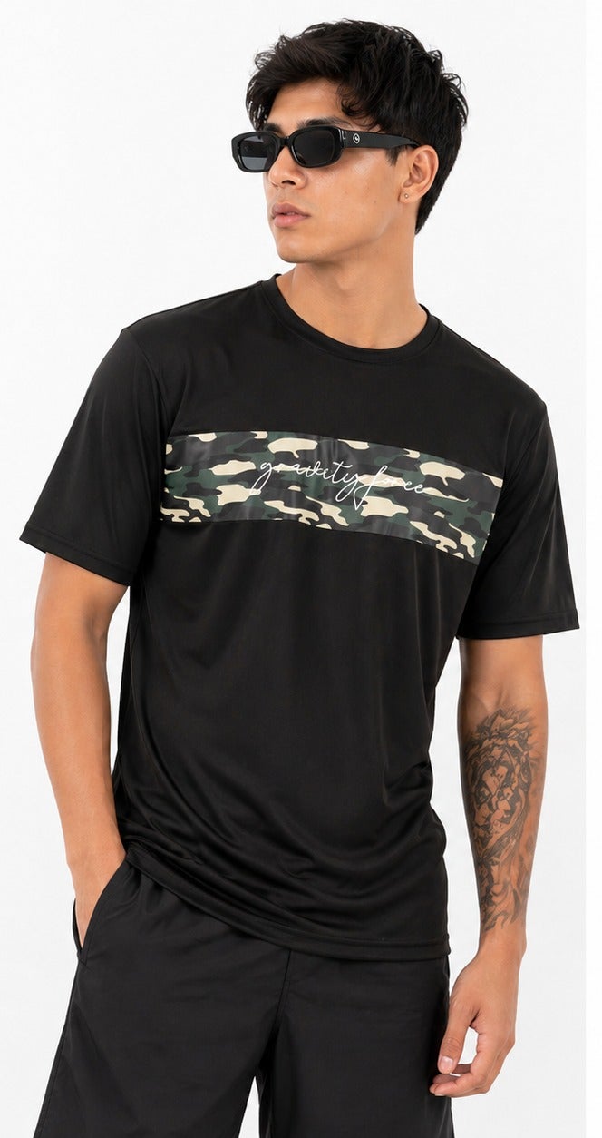 Gravity Force Men Oversized Cotton T-Shirt | Drop Shoulder Relaxed Fit Breathable Casual Gym Streetwear Tee - Image 5