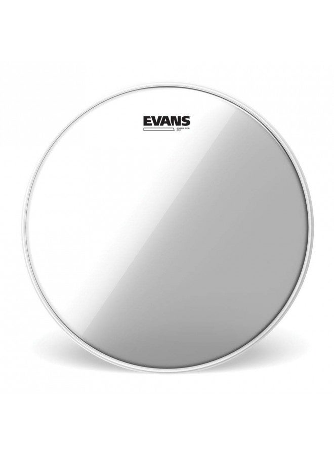 Evans Clear 200 Snare Side Drum Head, 14 Inch, Silver,Black,Beige - Image 1
