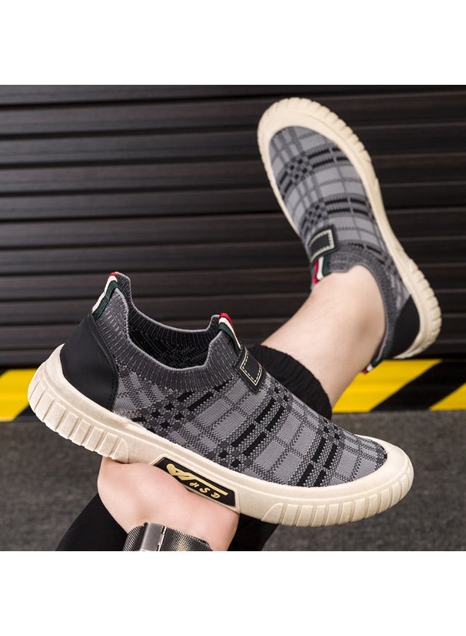 NIBEMINENT Autumn  Men's Casual Flying Mesh Breathable Cloth Shoes Sneakers Men - Image 2