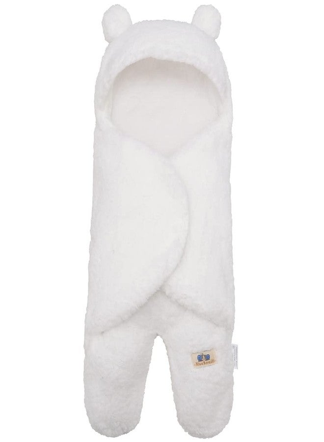 BlueSnail Newborn Receiving Blanket Baby Sleeping Wrap Swaddle(0-3M, 8-13lbs,Cream) - Image 1