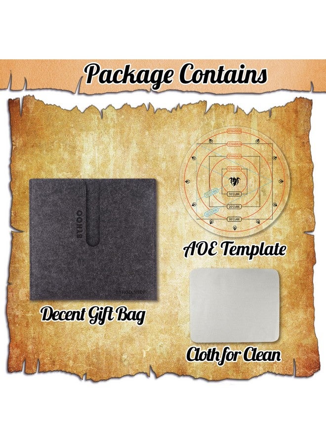 Byhoo Upgrade Dnd Aoe Damage Maker,Dnd Area Effect Template,Board Game Aoe Area Damage Measure Tool,Tabletop Game Mat Rpg Accessories For Dnd And Other Ttrpg,Table Game Props For Rpg - Image 1