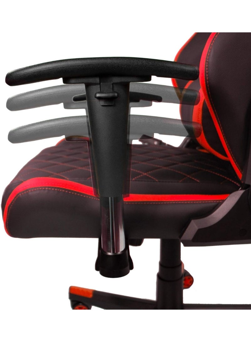 Ergonomic Gaming Chair with Reclining Backrest, 360° Swivel Seat, Adjustable Height, Comfortable Office & Gaming Chair, Supports up to 110 kg - Image 5