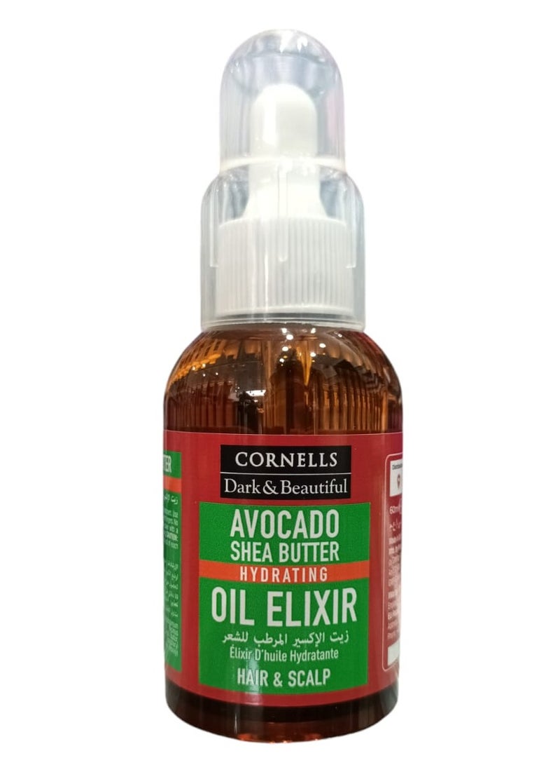 زيت إكسير مرطب للشعر بالافوكادو وزبدة الشيا  60 مل