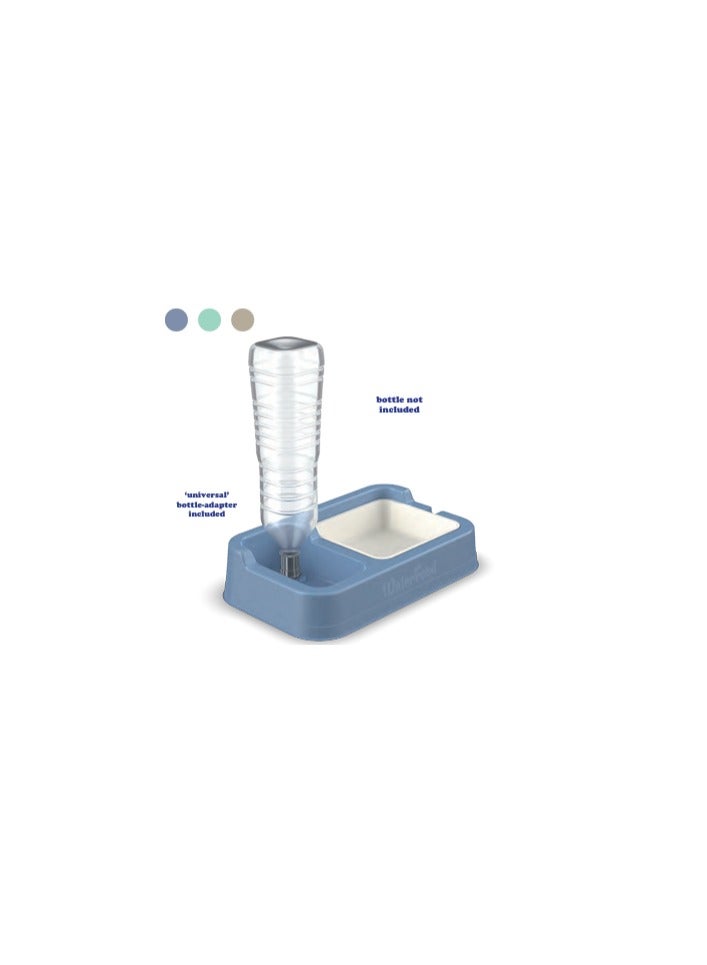 Georplast Water and Food Dispensing Bottle for Cats and Dogs, Water and Pet Food Bowl - Image 1