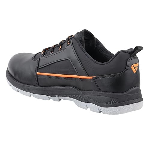 FUEL Armour 3 DD ISI Marked Synthetic Treated Fabric Breathable Safety Shoes for Men with 100J Steel Toe Cap in PVC Double Density Sole (Black,11UK) - Image 4