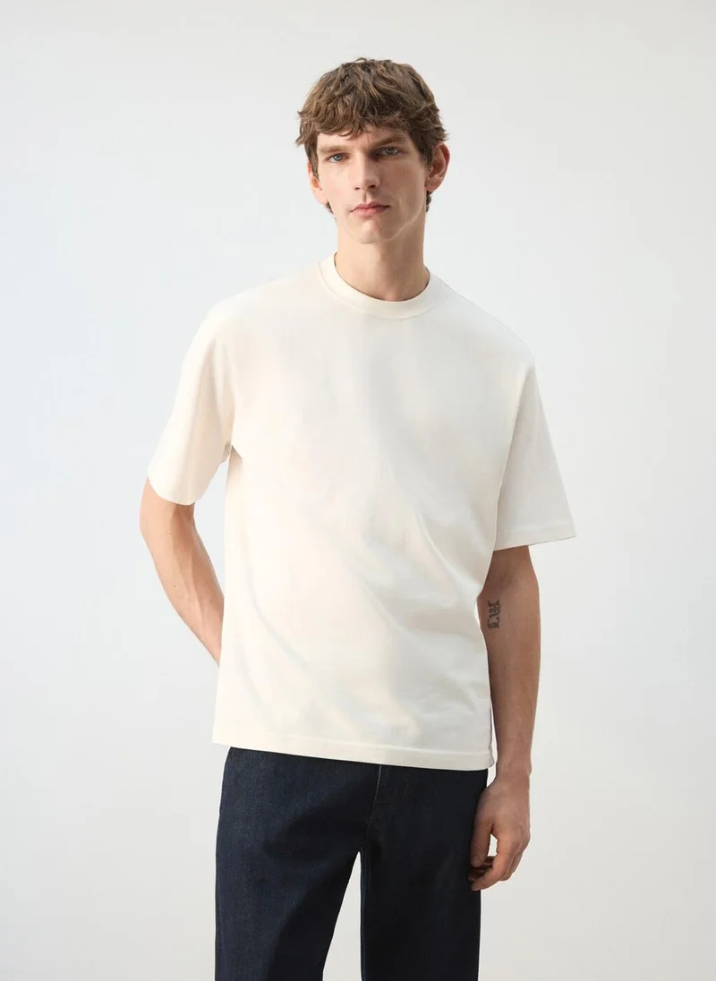 مانجو مان Heavy weight relaxed fit T-shirt