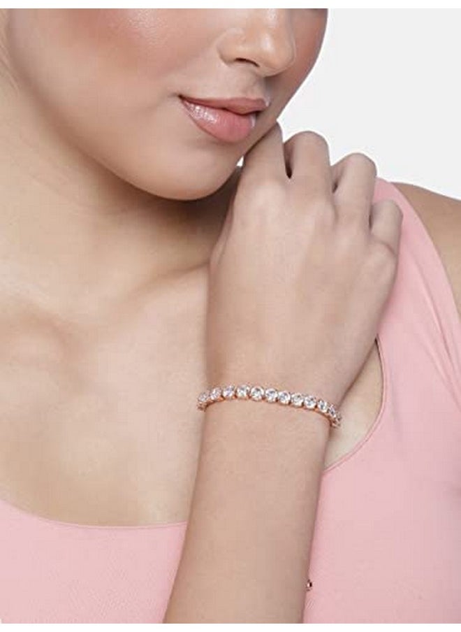 I Jewels I Jewels Cubic Zirconia Classic Adjustable Tennis Charm Bracelets Friendship Love Christmas Valentines Gifts for Women Teen Girls  - Image 4