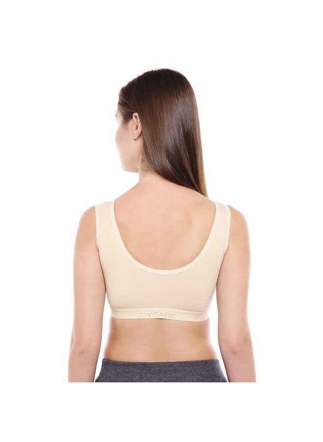 Bodycare Women's Cotton Non-Padded Wire Free Sports Bra Beige - pzsku/ZC611170532E99C483EF3Z/45/_/1740982627/09cf0751-696a-4089-bbe0-d43c81b0c22e