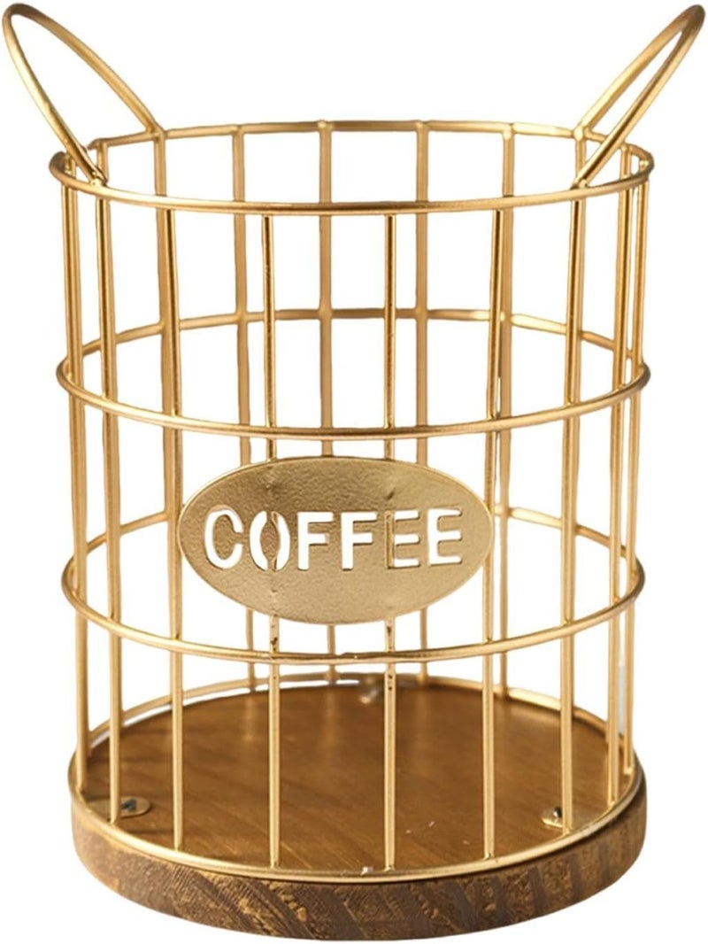 Wooden Coffee Pod Holder And Dispenser For Kitchen Desktop 15cmx18 5cm - Image 1