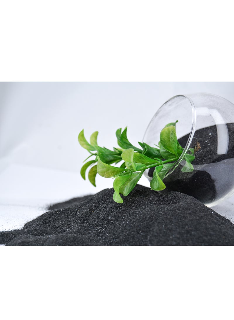 vsell24 3kg Premium Black Aquarium Sand – Ideal for Aquascaping, Crafts & Elegant Decor - Image 4