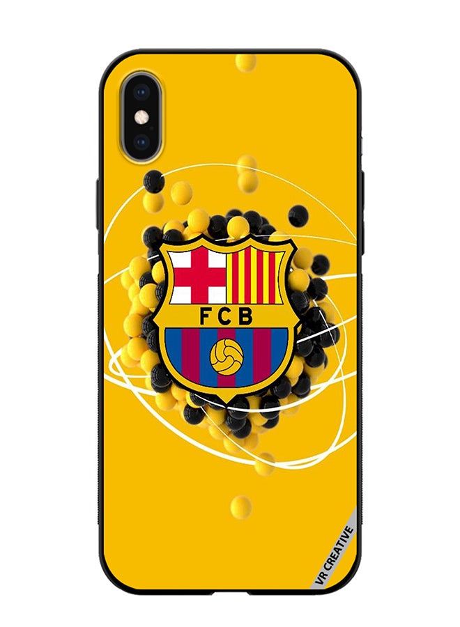 VR CREATIVE Protective Case Cover For Apple iPhone X/XS Fcb Design Multicolour - Image 1