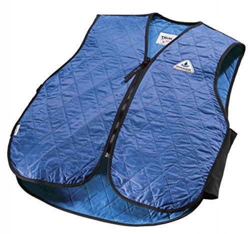Mens Hyperkewl Cooling Sport Vest Adjustable Fit Lightweight 4 Hours of Cooling Reactivate in Water within Minutes For High Heat Weather Outdoor Work Motorcycle Riding