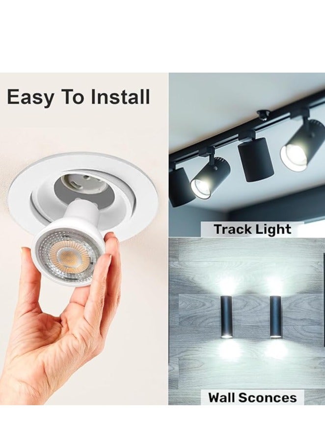 ESNCO 10 Pack GU10 LED Bulbs Non Dimmable, Energy Saving GU10 LED Light Bulbs 120° Wide Beam,220-240V. (White 6500K) - Image 5