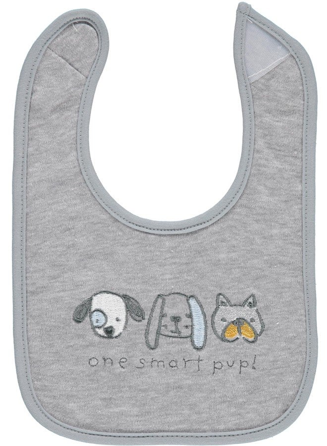 Cudlie 5-Pack Baby Bibs for Drooling Teething and Feeding Infants - Baby Drool Bibs for Baby Boys, Newborn Accessories, Baby Shower Gifts - Smart Pup - Image 4