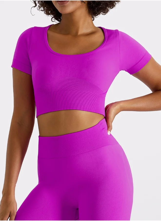 KAWN.YOGA KAWN YOGA Womens Closed Back Sports Bra - Padded Low Impact Workout Yoga Bra with Removable Built in Bra