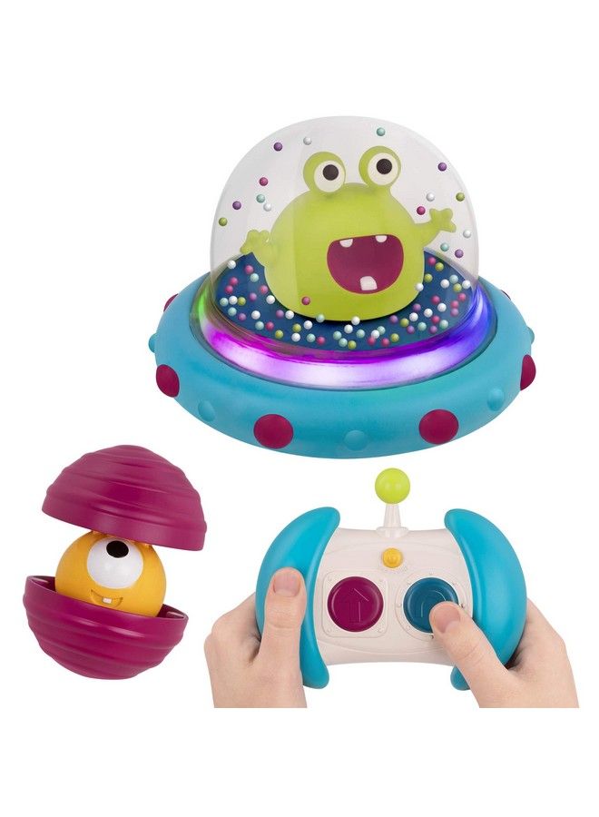 B. Toys Bumper Space Car Marky Mars Light Up Simple Remote Control Car For Toddlers With Alien Driver - Image 2