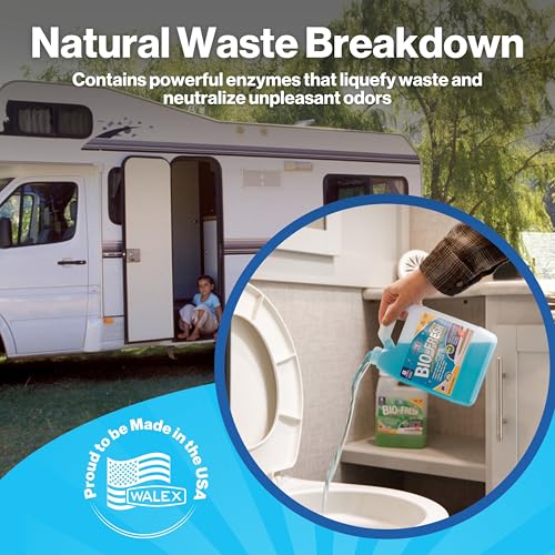 Walex BioFresh Liquid Enzyme Holding Tank Treatment for RV Camper Marine Black Water Tank Deodorizer Liquifies Waste Toilet Paper Septic Tank Safe BiocideFree Ocean Mist 32oz - Image 3