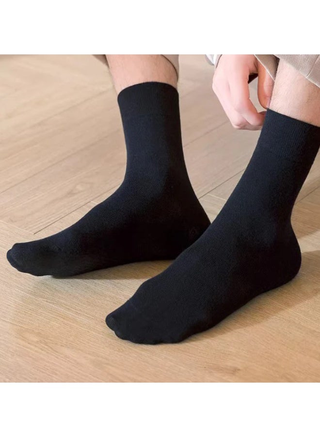 5 أزواج من الجوارب القطنية الكلاسيكية عالية الجودة - Image 2