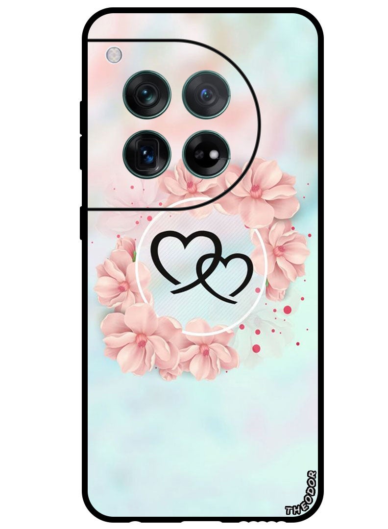 Theodor Protective Case Anti Scratch Shock Proof Bumper Cover For OnePlus 12 Hearts - Image 1
