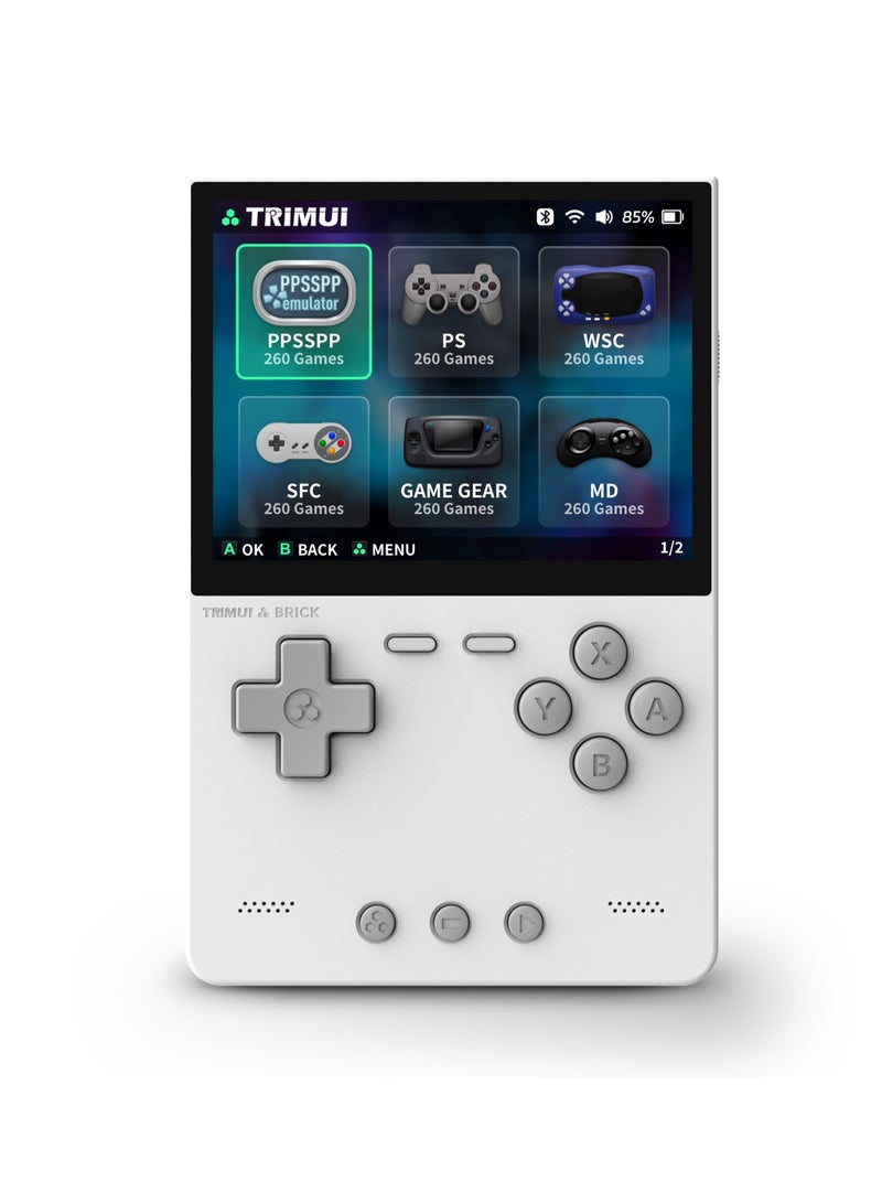 Trimui Brick Handheld Game Linux Console T3040 Portable Open-Source Allwinner A133P PowerVR GE8300 3.2 inches IPS Full-fit Screen Built-in Mono Microphone 3000mAh  - Image 1
