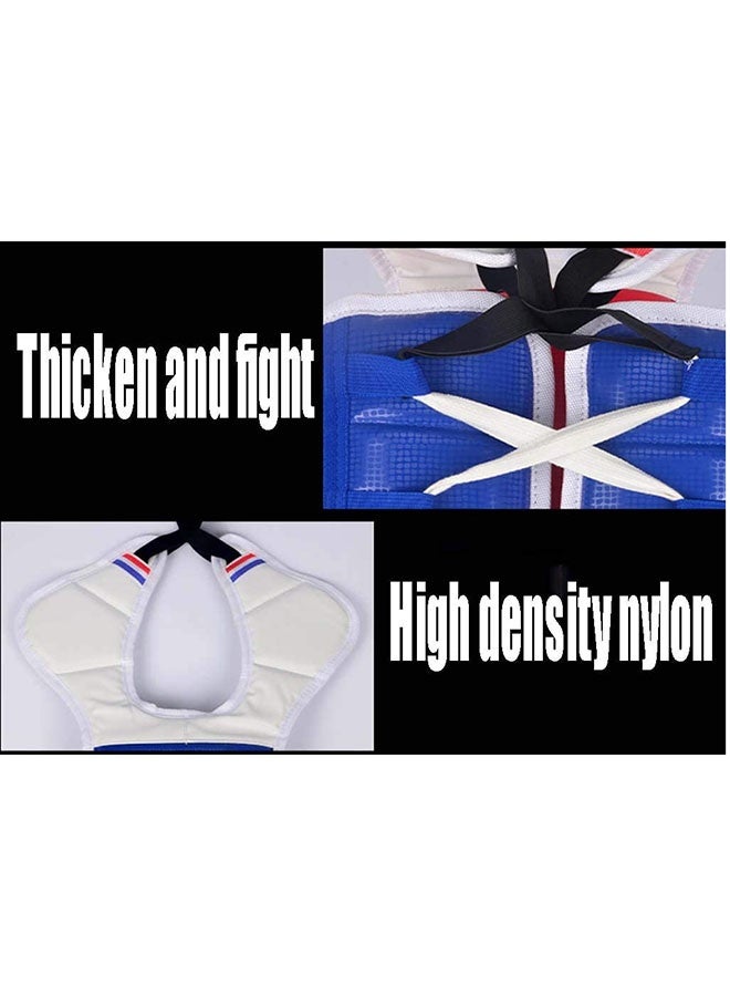 عربست طقم معدات واقية للتايكوندو، سميك ومتين، يُوسِّع الكتفين، واقي صدر مزدوج الجوانب، معدات واقية للساندا - Image 5