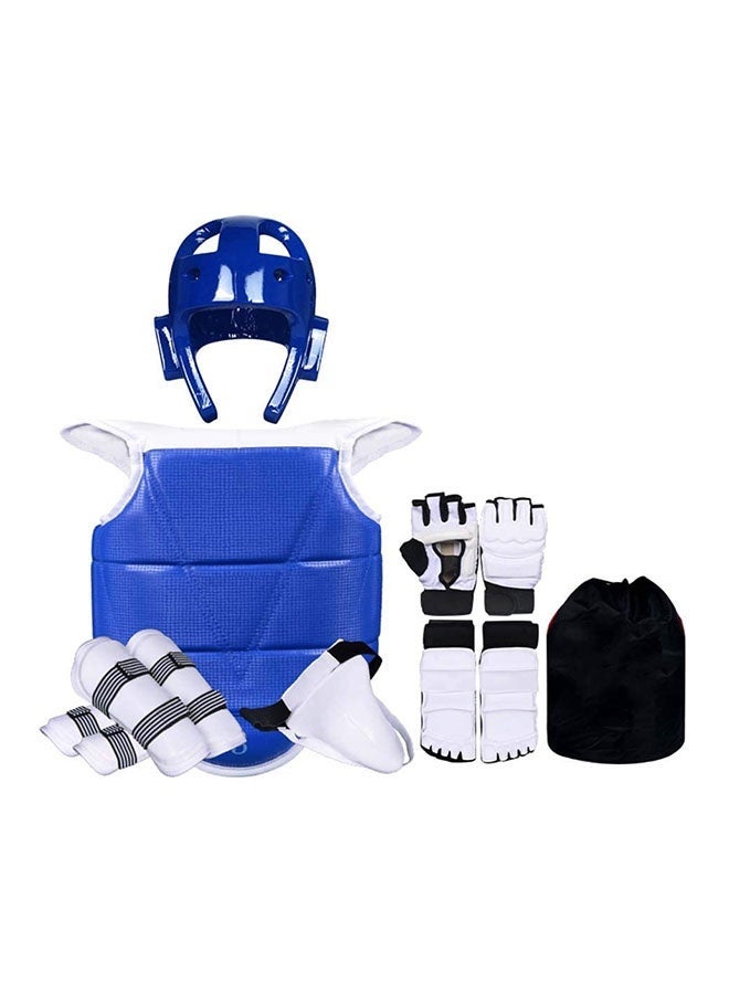 عربست طقم معدات واقية للتايكوندو، سميك ومتين، يُوسِّع الكتفين، واقي صدر مزدوج الجوانب، معدات واقية للساندا - Image 1