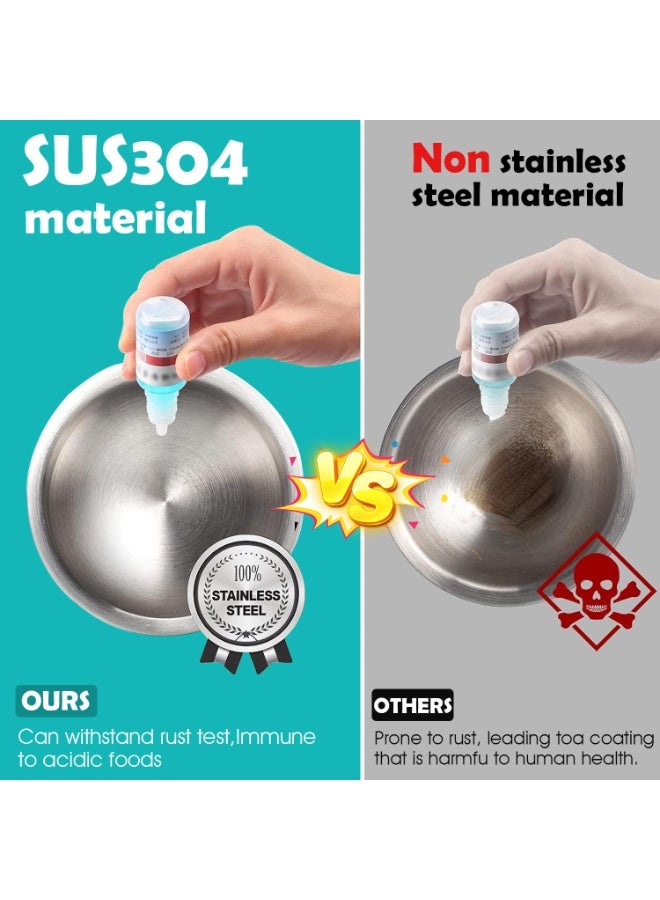 Bukela Stainless Steel Mortar and Pestle, 5-Inch Polished Food Crusher with Lid, Heavy Duty Pill Crusher, Spice Grinder, Herb Crusher (Improved Performance) - Image 5