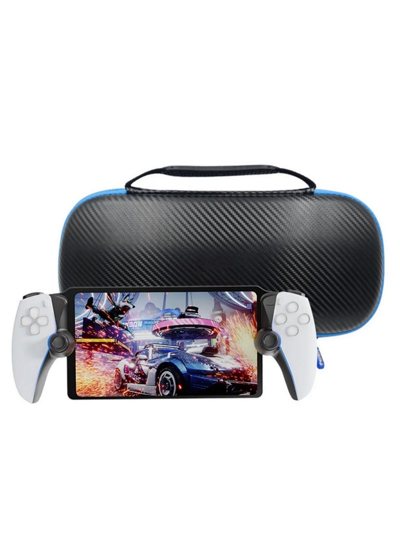 Storage Bag for PlayStation Portal Remote Play Portable Game Console Waterproof Protective Travel Carrying Case with Inner Mesh Pocket, Dual Zippers, and Built-in Strap -(HBP-574)  - Image 4
