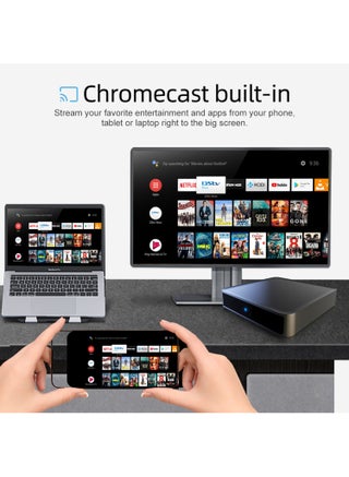 Smart Google TV Box [Google Certification] - Support Install beIN SPORTS APP and Watch the World Cup - Android 12 - 2GB+32GB - 4K HDR + Streaming Devices for TV - Dual-band WiFi - Support Dolby Atmos - Network Set-Top Box -  Streaming Media Players with Google Voice Remote - view 5