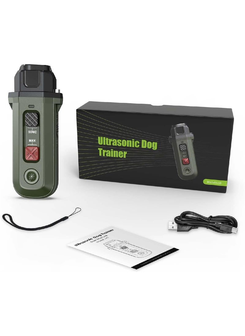 DIGI CORE - Ultrasonic Dog Trainer U10 Bark Device With Flashlight Anti Bark Device For Long Range 16FT Dog Barking Deterrent Device Dog Training Device Rechargeable Stop Dog Barking Device For Small Large Dogs - Image 1