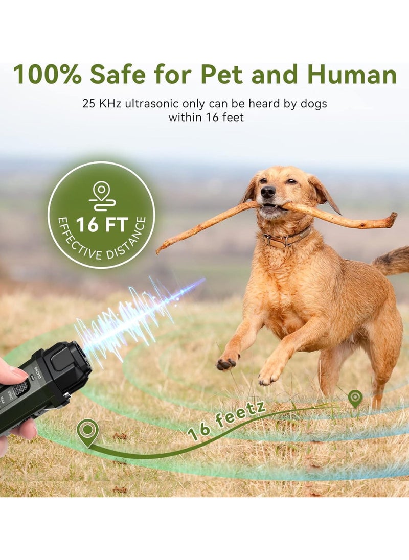 DIGI CORE - Ultrasonic Dog Trainer U10 Bark Device With Flashlight Anti Bark Device For Long Range 16FT Dog Barking Deterrent Device Dog Training Device Rechargeable Stop Dog Barking Device For Small Large Dogs - Image 1