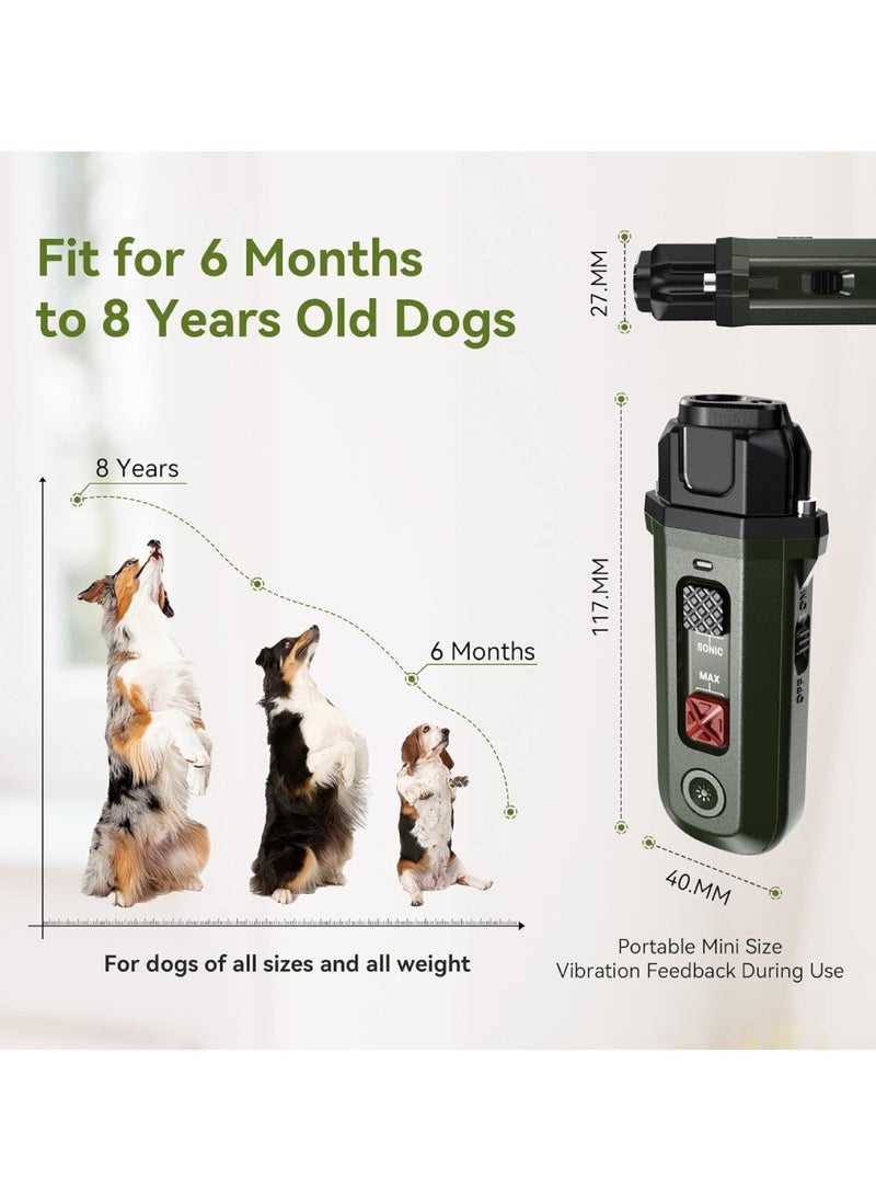 DIGI CORE - Ultrasonic Dog Trainer U10 Bark Device With Flashlight Anti Bark Device For Long Range 16FT Dog Barking Deterrent Device Dog Training Device Rechargeable Stop Dog Barking Device For Small Large Dogs - Image 1