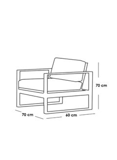 Sampa Rattan Sampa Grey Iron Frame Patio Set – Durable Outdoor Sofa, Chairs & Table  - Image 3