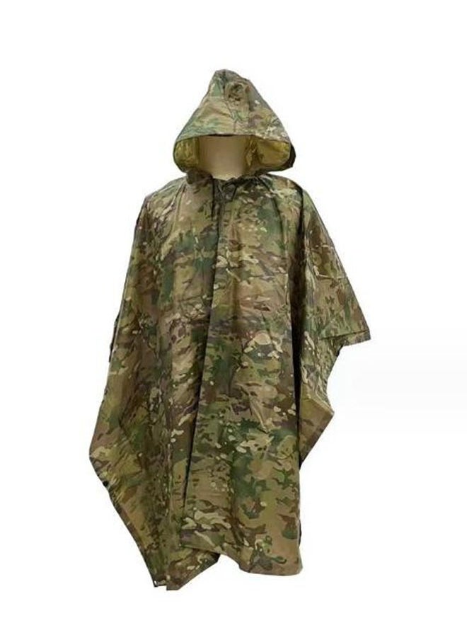 Generic - Multifunctional Raincoat Waterproof Poncho Camouflage Cover For Camping Hunting Clothes Shelter Tent Emergency Raincoat - Image 1