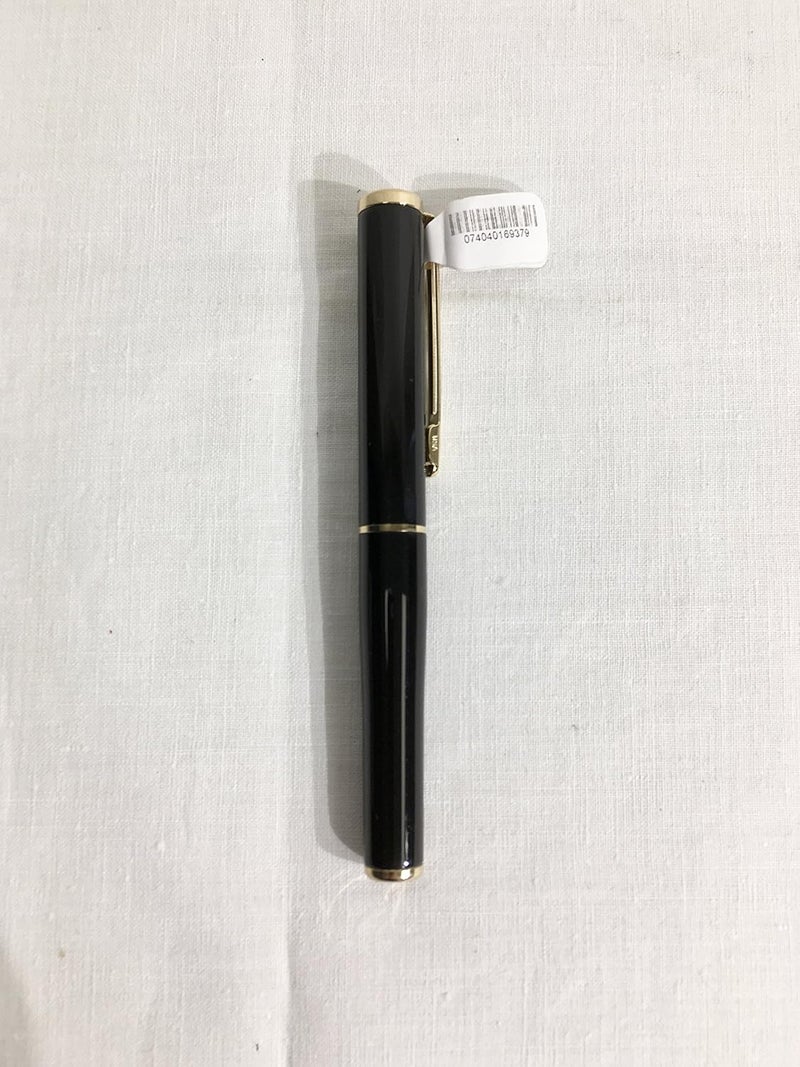 Sheaffer Agio Compact Fountain Pen Medium Nib with Cartridges Black Lacquer Finish with 22K Gold Plate Trim SH90020 - Image 3