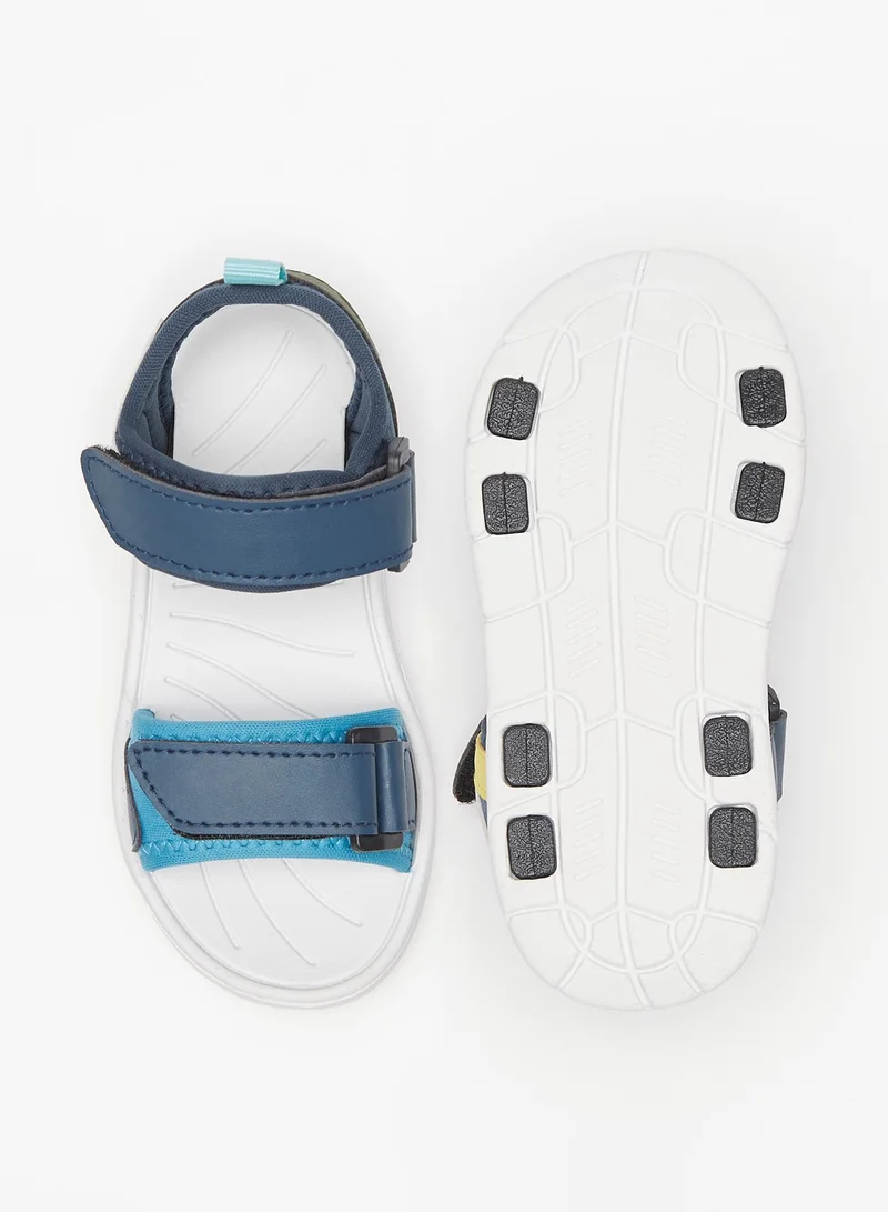 LBL by Shoexpress Boys Colourbock Sandals with Hook and Loop Closure