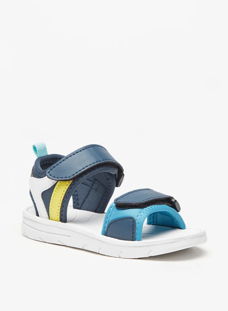 LBL by Shoexpress Boys Colourbock Sandals with Hook and Loop Closure