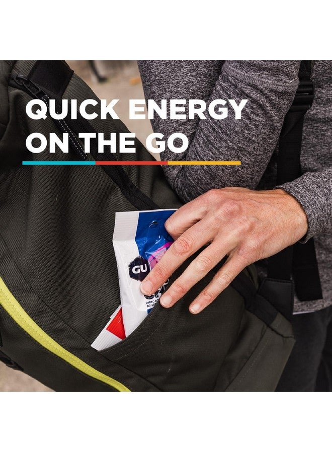 GU Energy Chews, Mixed Pack Energy Gummies with Electrolytes, Vegan, Gluten-Free, Kosher, Caffeine-Free, and Dairy-Free On-The-Go Energy for Any Workout, Caffeine - Free, 12 Bags (24 Servings Total) - Image 2