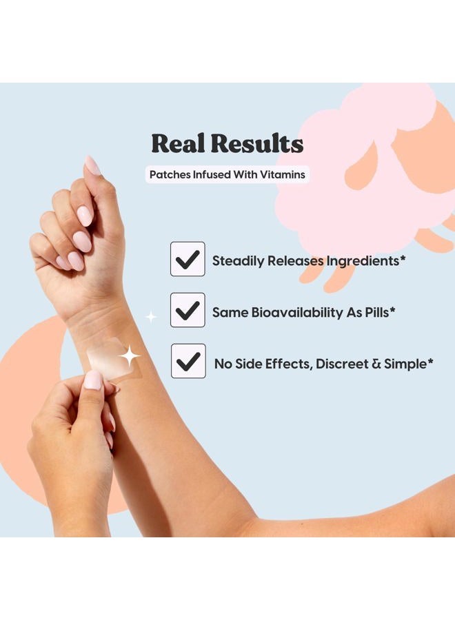 The Patch Brand Sleep Patches | Support Restful Sleep with Melatonin, Valerian Root & B6 | All Natural Vitamins & Mineral Patch Plant Based and Cruelty Free Water Resistant Patches That Last All Night - Image 2