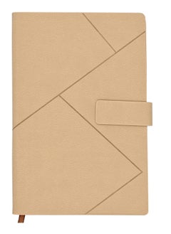 Excefore A5 Journal Notebook PU Leather Hardcover Diary Lined with Pocket & Pen Holder, Classic Square Magnetic Buckle, Gift for Women Girls  - Image 1