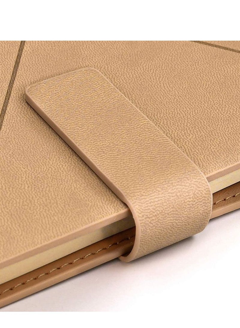 Excefore A5 Journal Notebook PU Leather Hardcover Diary Lined with Pocket & Pen Holder, Classic Square Magnetic Buckle, Gift for Women Girls - Image 5