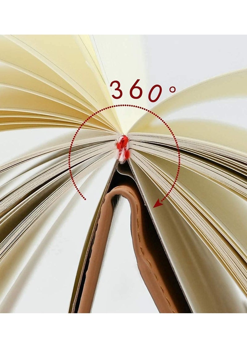 Excefore A5 Journal Notebook PU Leather Hardcover Diary Lined with Pocket & Pen Holder, Classic Square Magnetic Buckle, Gift for Women Girls - Image 4