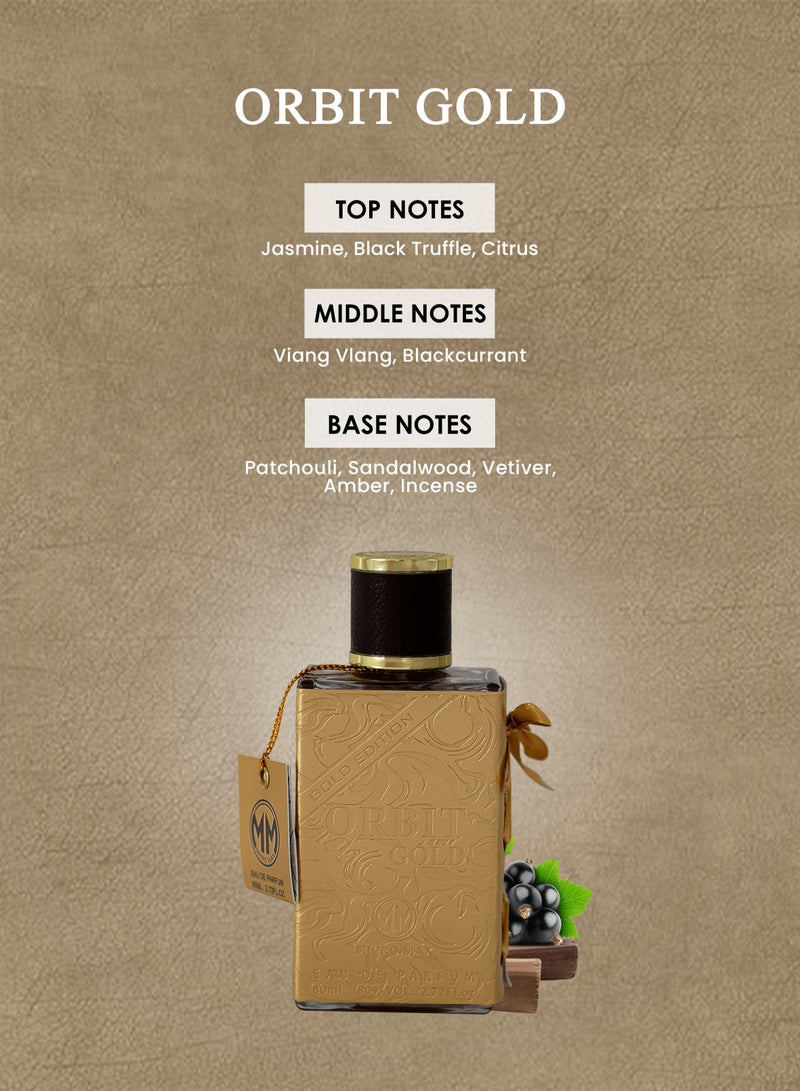 ميكروماكس اوربت جولد 80 مل من محبوب للعطور - Image 2